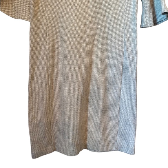 Tahari Light Gray Bell Sleeved Dress - Picture 3 of 11